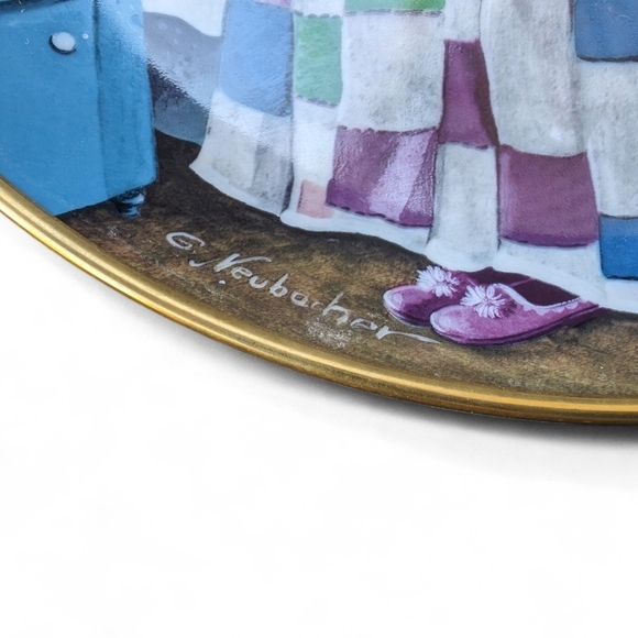 Kaiser W. Germany Rotkappchen Kaiser Little Red Riding Hood Collectors Plate - Picture 2 of 5